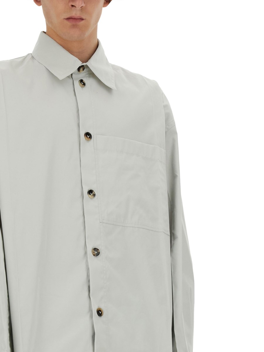 BOTTEGA VENETA CAMICIA IN SETA E COTONE