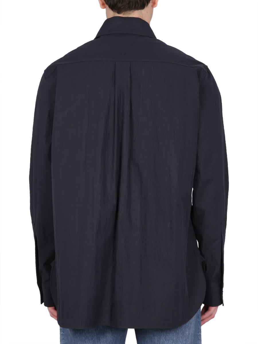 BOTTEGA VENETA CAMICIA IN TWILL DI COTONE