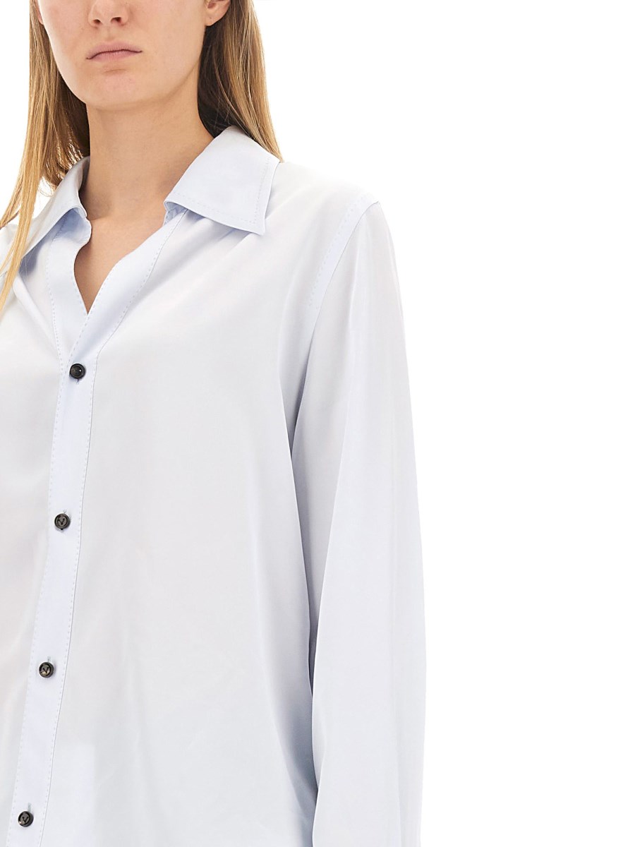 BOTTEGA VENETA CAMICIA IN TWILL DI VISCOSA