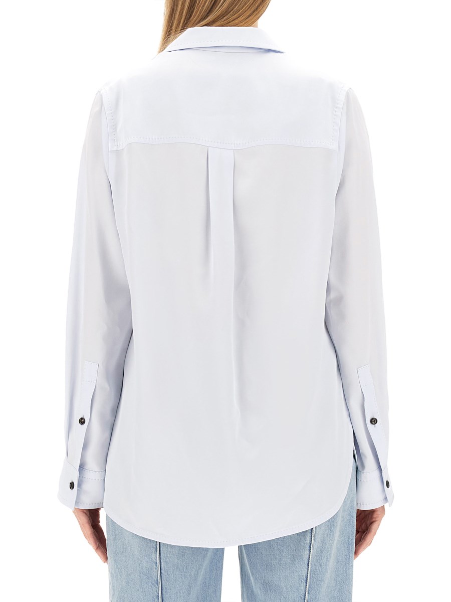 BOTTEGA VENETA CAMICIA IN TWILL DI VISCOSA