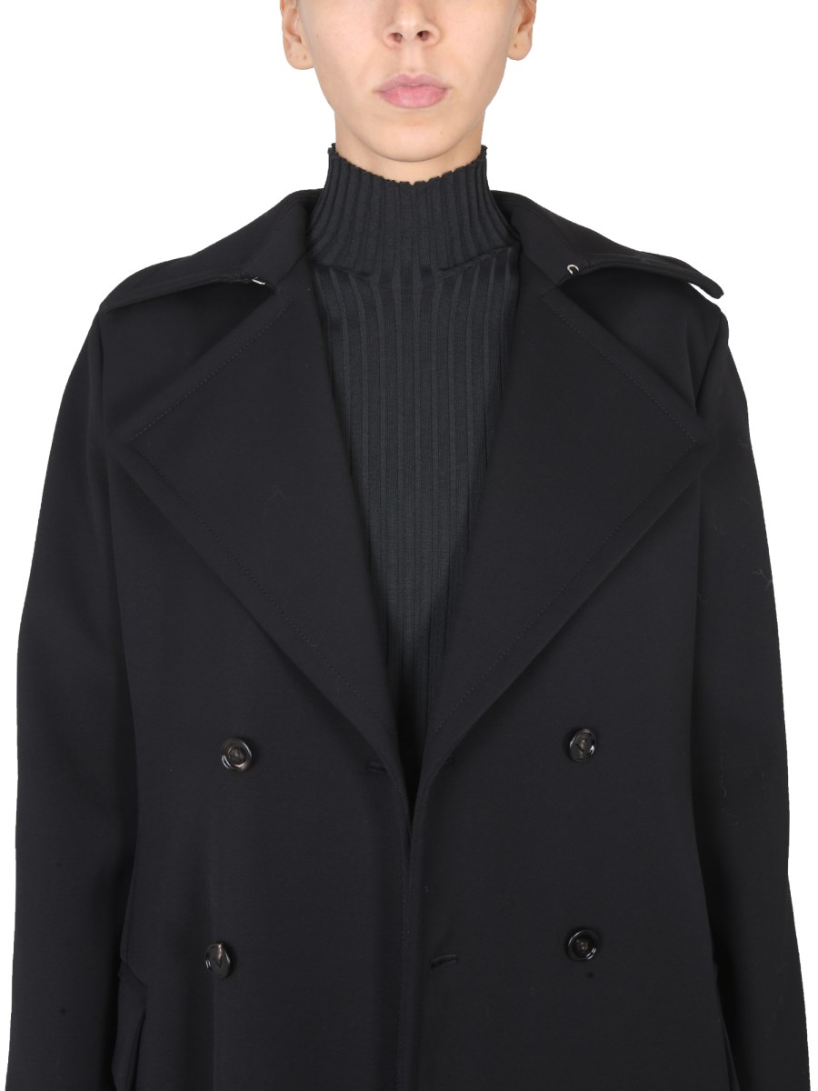BOTTEGA VENETA CAPPOTTO DOPPIO PETTO IN LANA