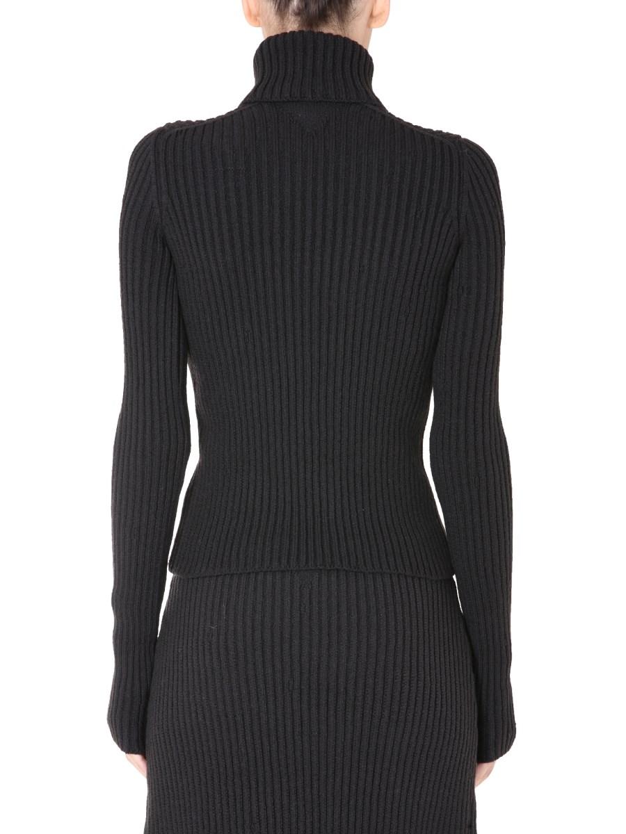 BOTTEGA VENETA MAGLIA A COLLO ALTO IN LANA