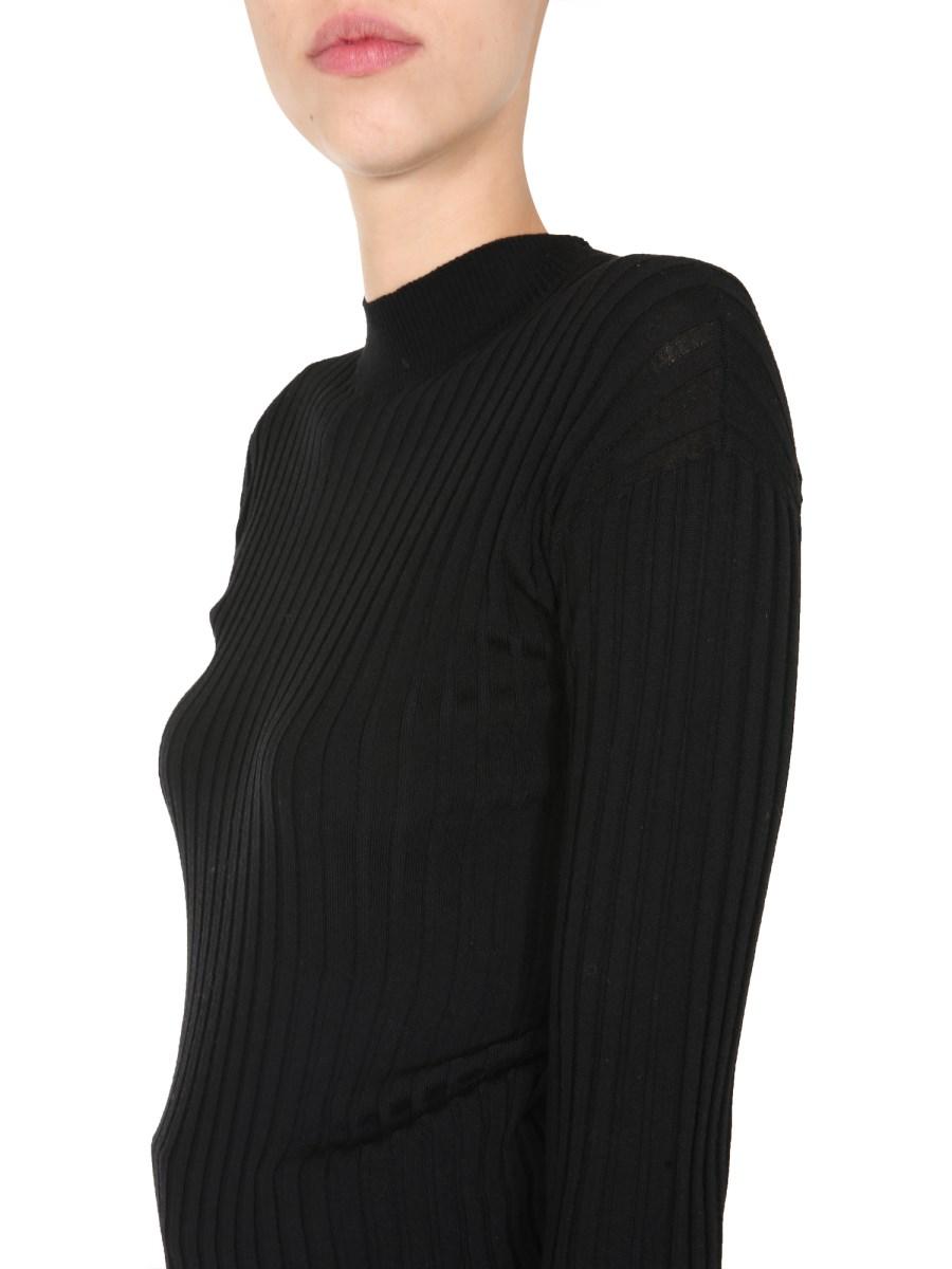 BOTTEGA VENETA MAGLIA A COLLO ALTO IN LANA A COSTE