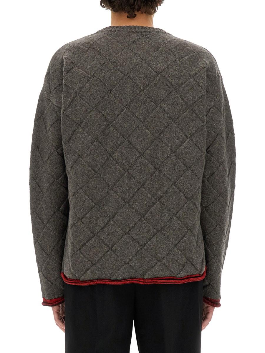 BOTTEGA VENETA MAGLIA CON MOTIVO INTRECCIO
