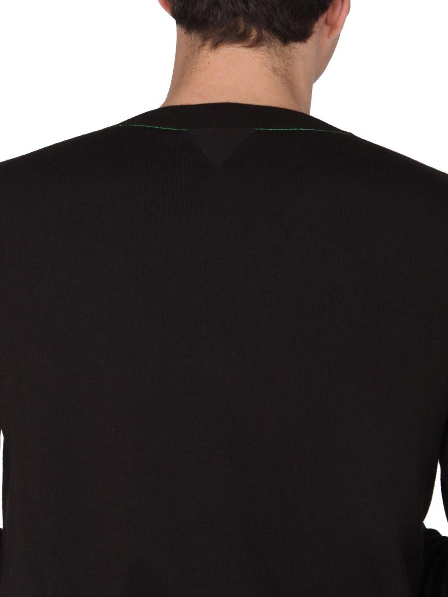 BOTTEGA VENETA MAGLIA SCOLLO A V IN LANA