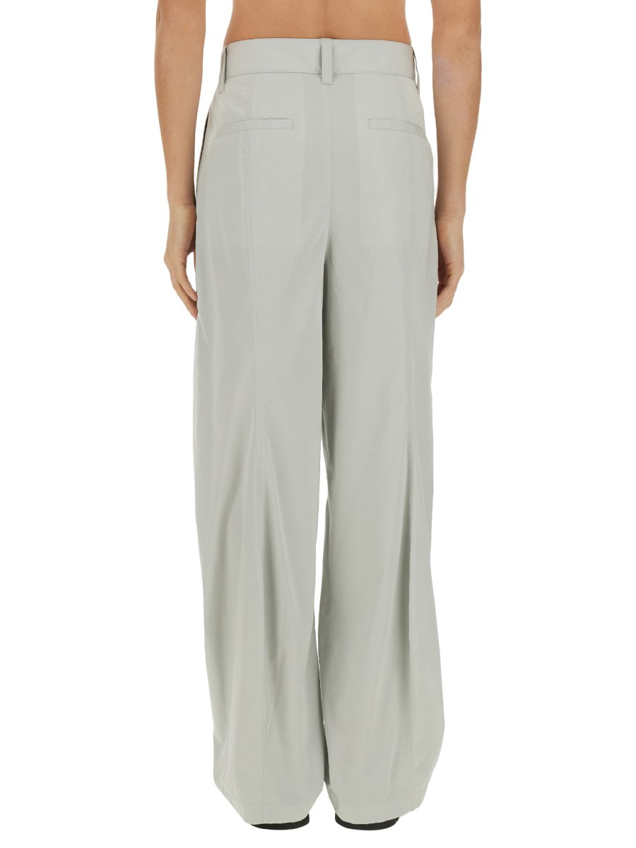 BOTTEGA VENETA PANTALONE IN SETA E COTONE