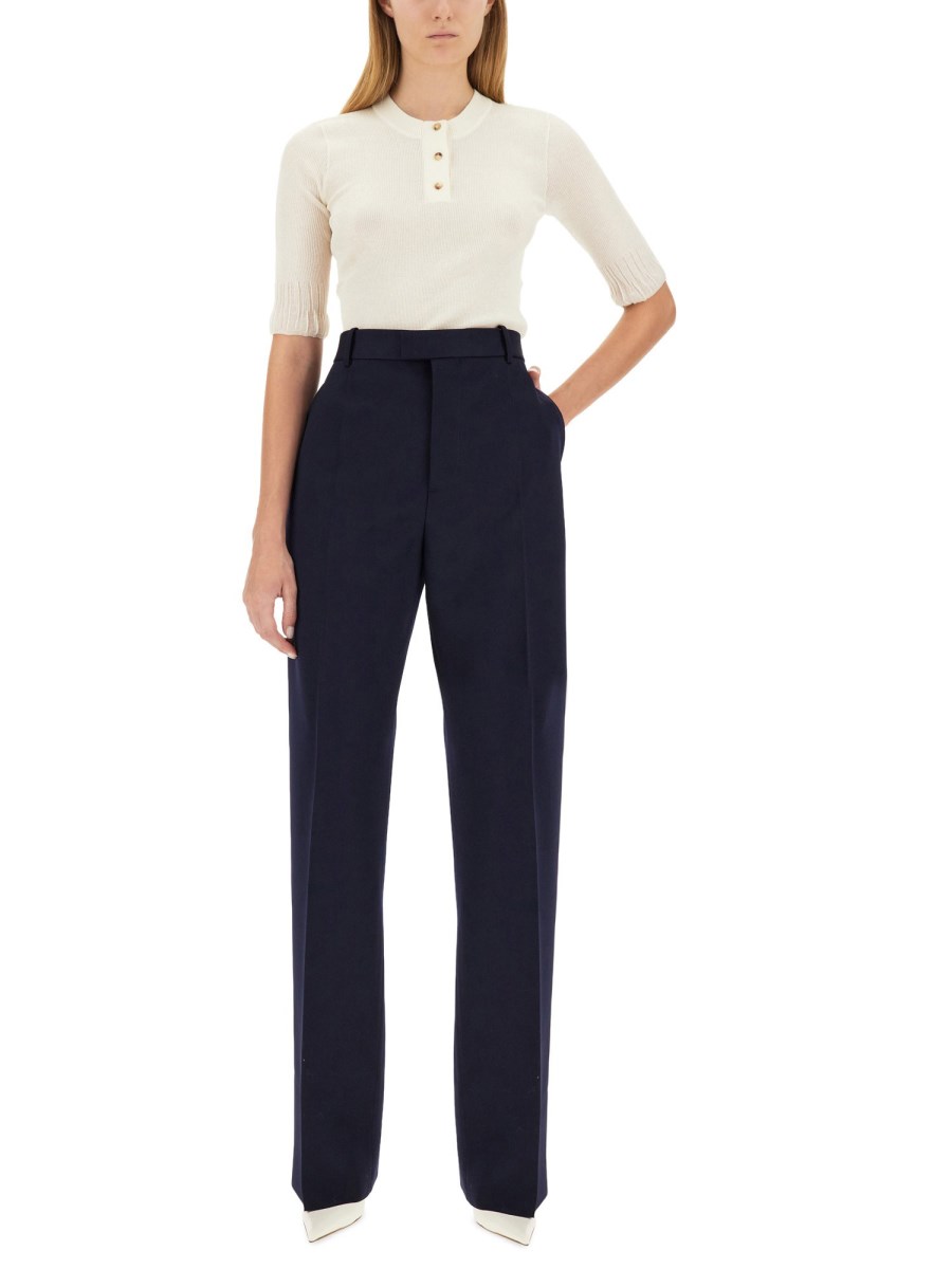 BOTTEGA VENETA PANTALONE SARTORIALE IN LANA