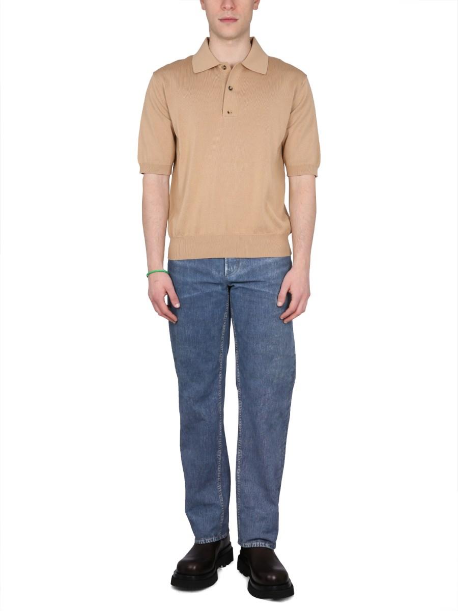 BOTTEGA VENETA POLO IN COTONE
