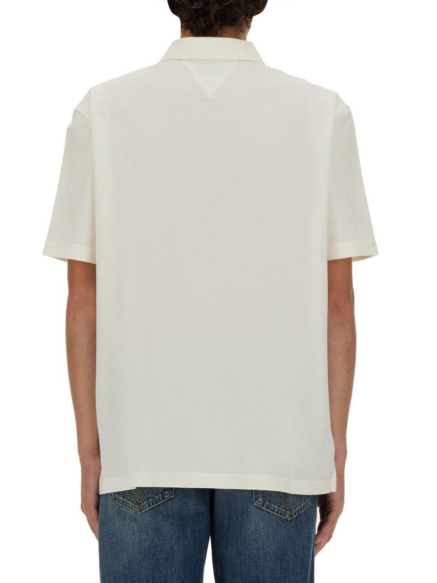 BOTTEGA VENETA POLO IN COTONE PIQUE