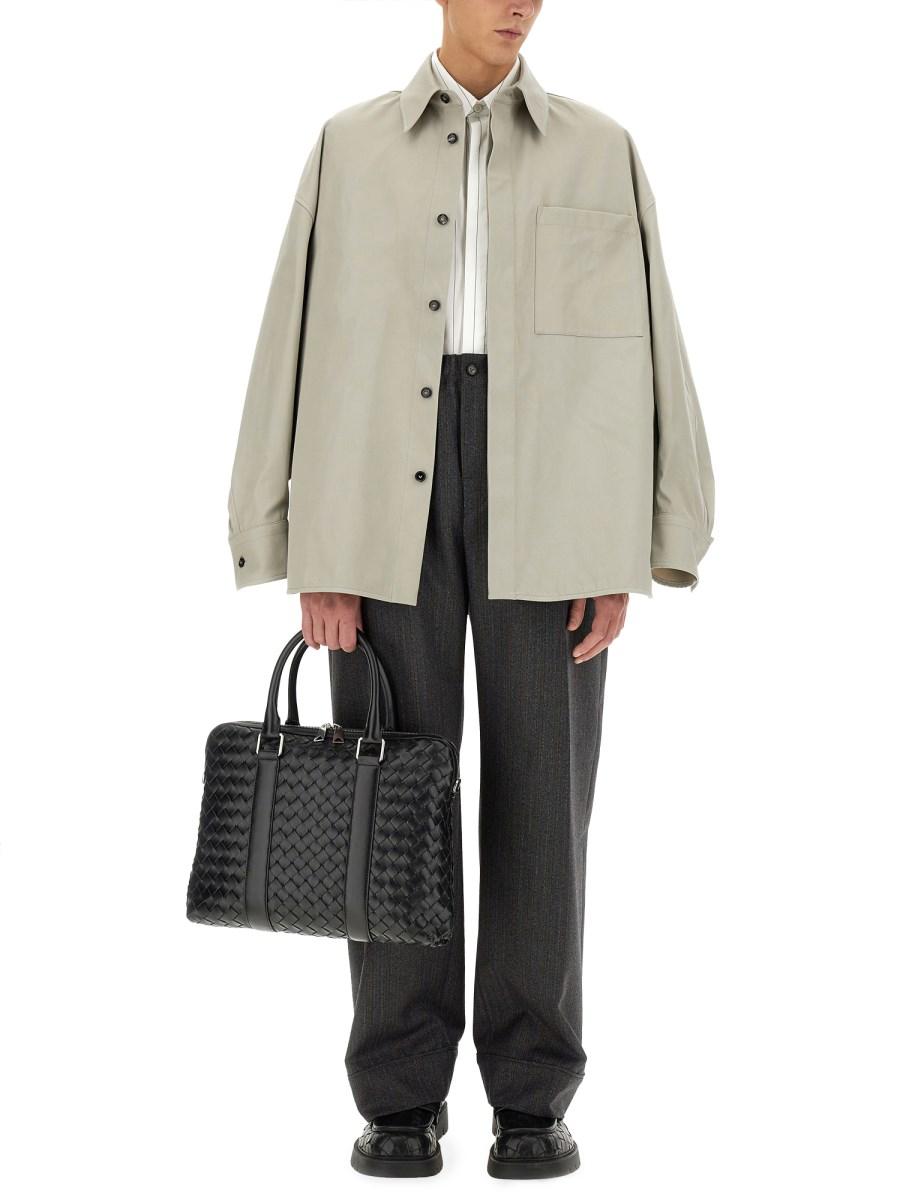 BOTTEGA VENETA SOVRACAMICIA IN TWILL DI COTONE