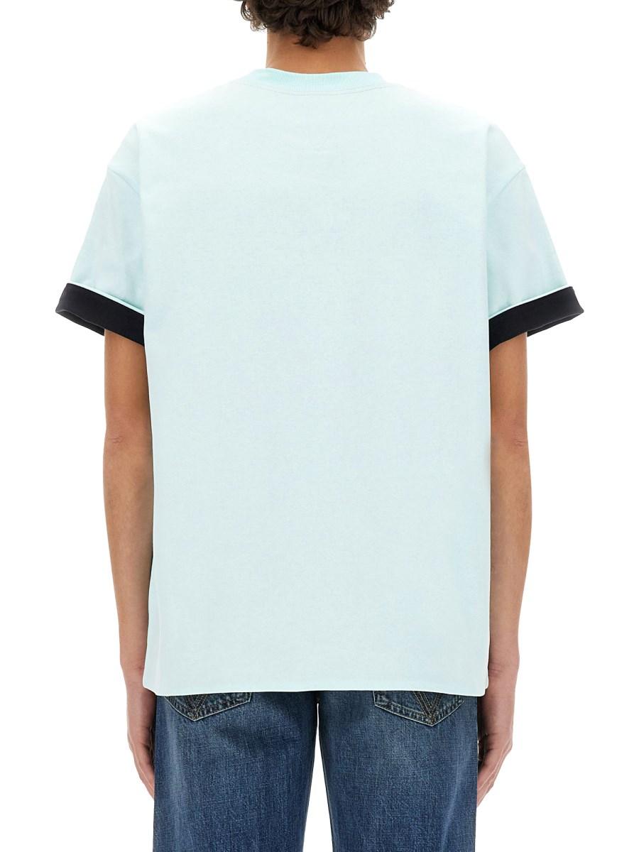 BOTTEGA VENETA T-SHIRT DOPPIO STRATO