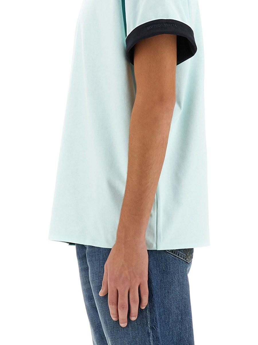 BOTTEGA VENETA T-SHIRT DOPPIO STRATO