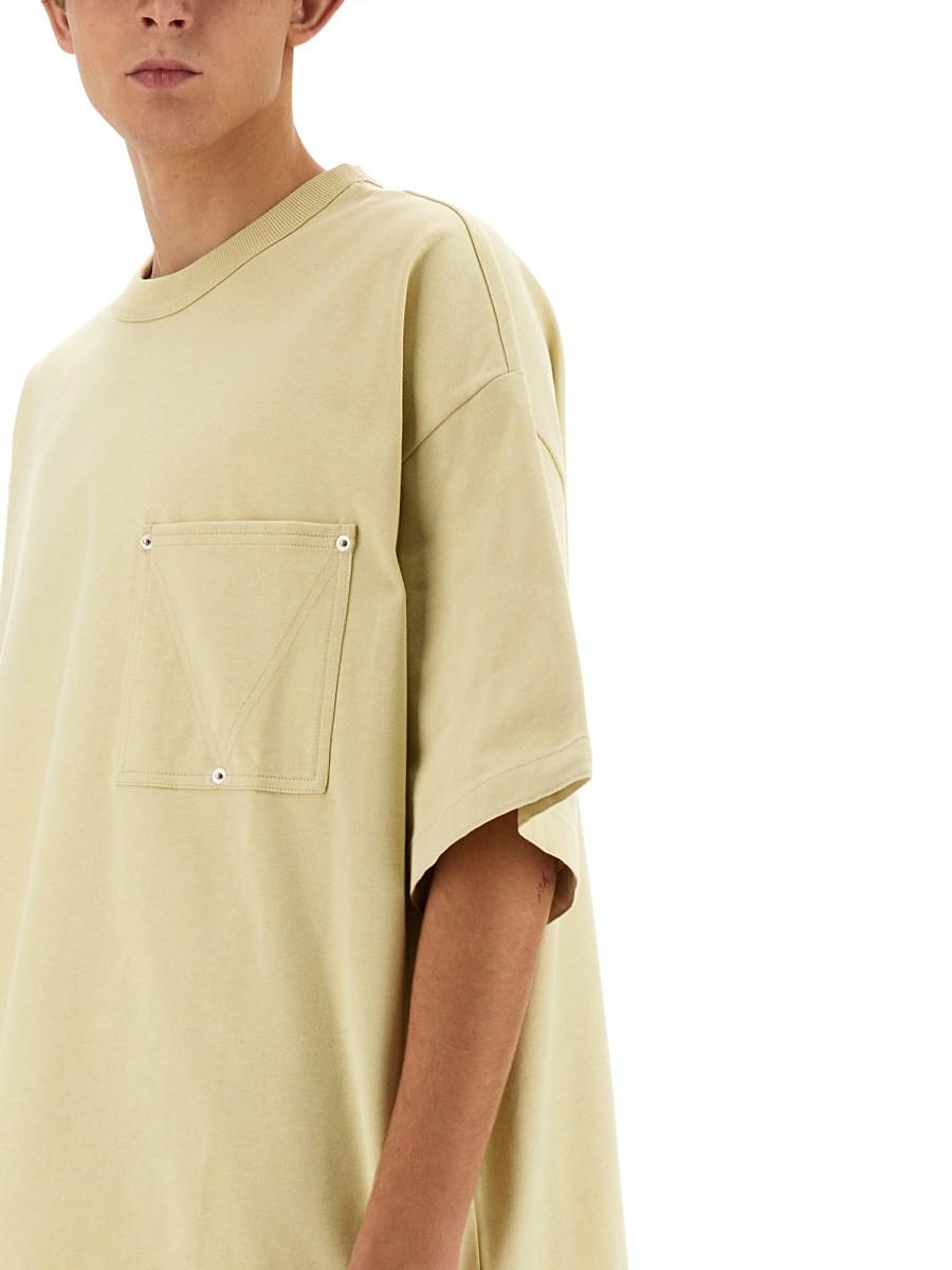 BOTTEGA VENETA T-SHIRT IN JERSEY DI COTONE