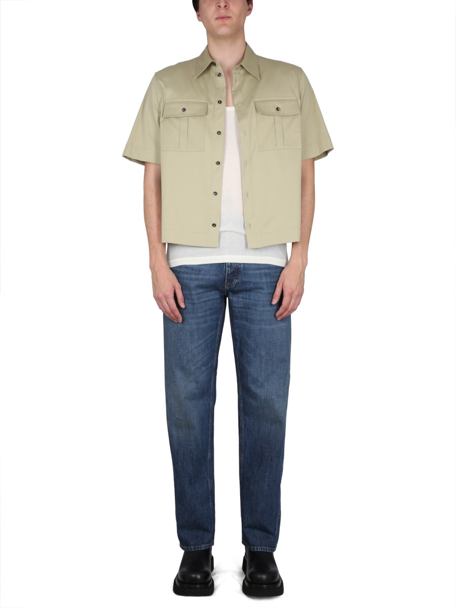BOTTEGA VENETA TANK TOP IN COTONE