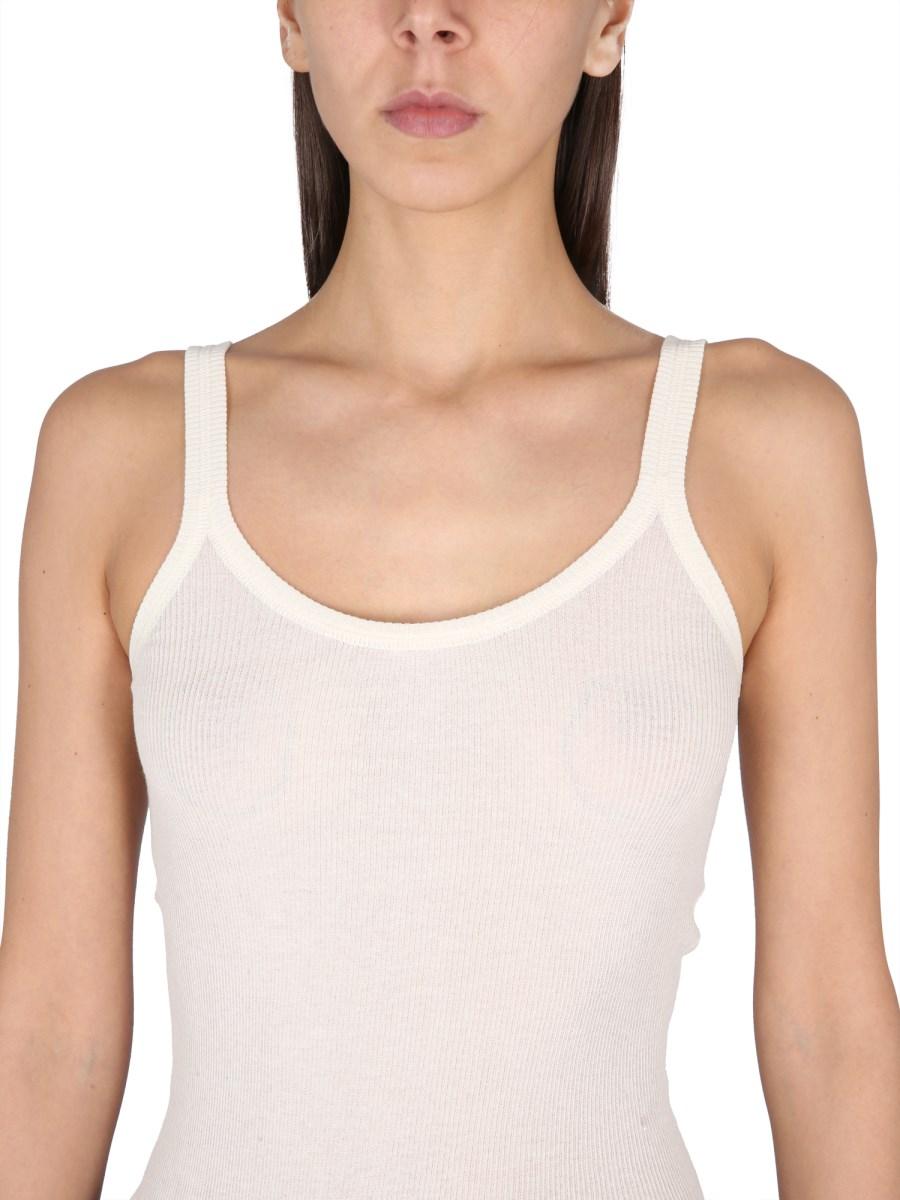 BOTTEGA VENETA TOP IN COTONE LEGGERO SLIM FIT