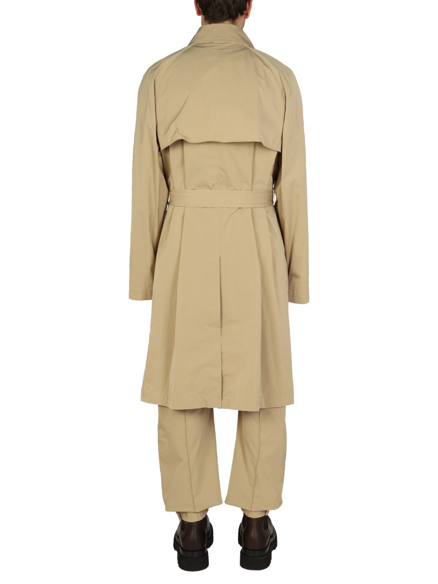 BOTTEGA VENETA TRENCH IN NYLON STRETCH WASHED