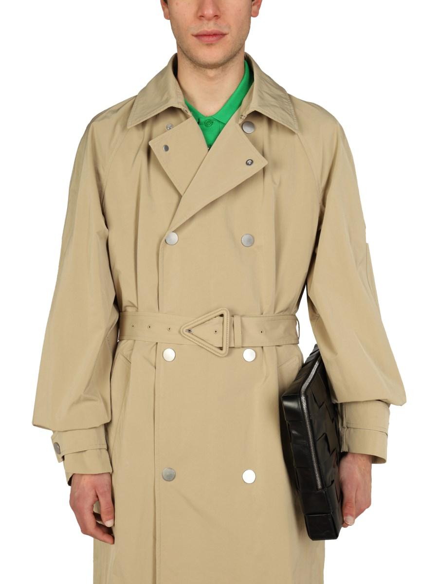 BOTTEGA VENETA TRENCH IN NYLON STRETCH WASHED