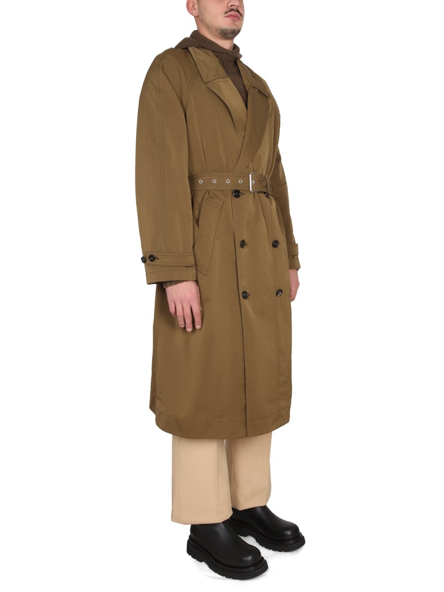 BOTTEGA VENETA TRENCH RIPIEGABILE IN NYLON TECNICO