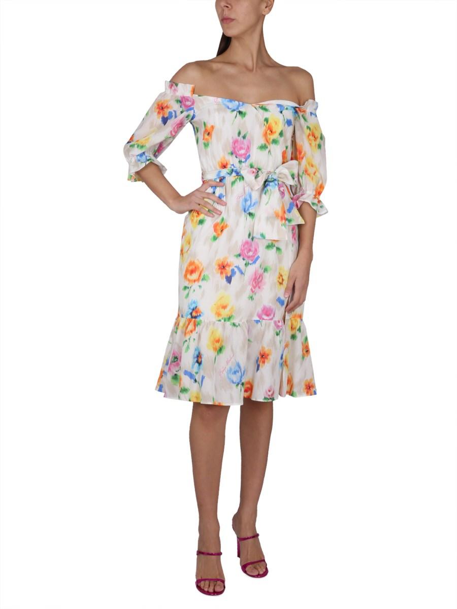 BOUTIQUE MOSCHINO ABITO CON MOTIVO FLOREALE