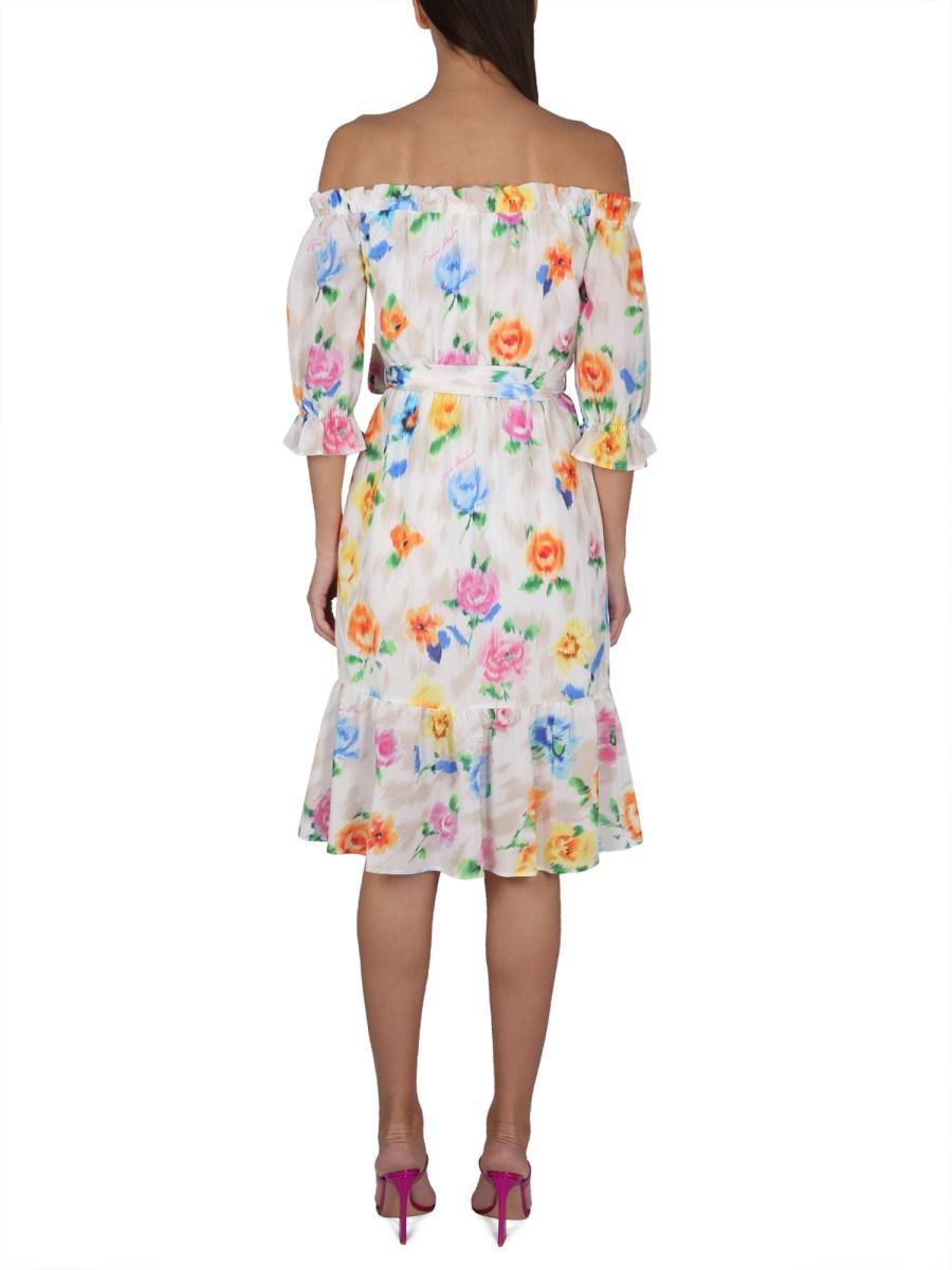 BOUTIQUE MOSCHINO ABITO CON MOTIVO FLOREALE