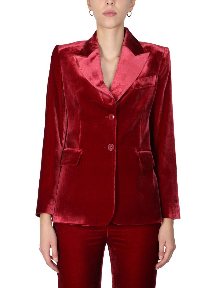 BOUTIQUE MOSCHINO GIACCA IN VELLUTO IN MISTO SETA