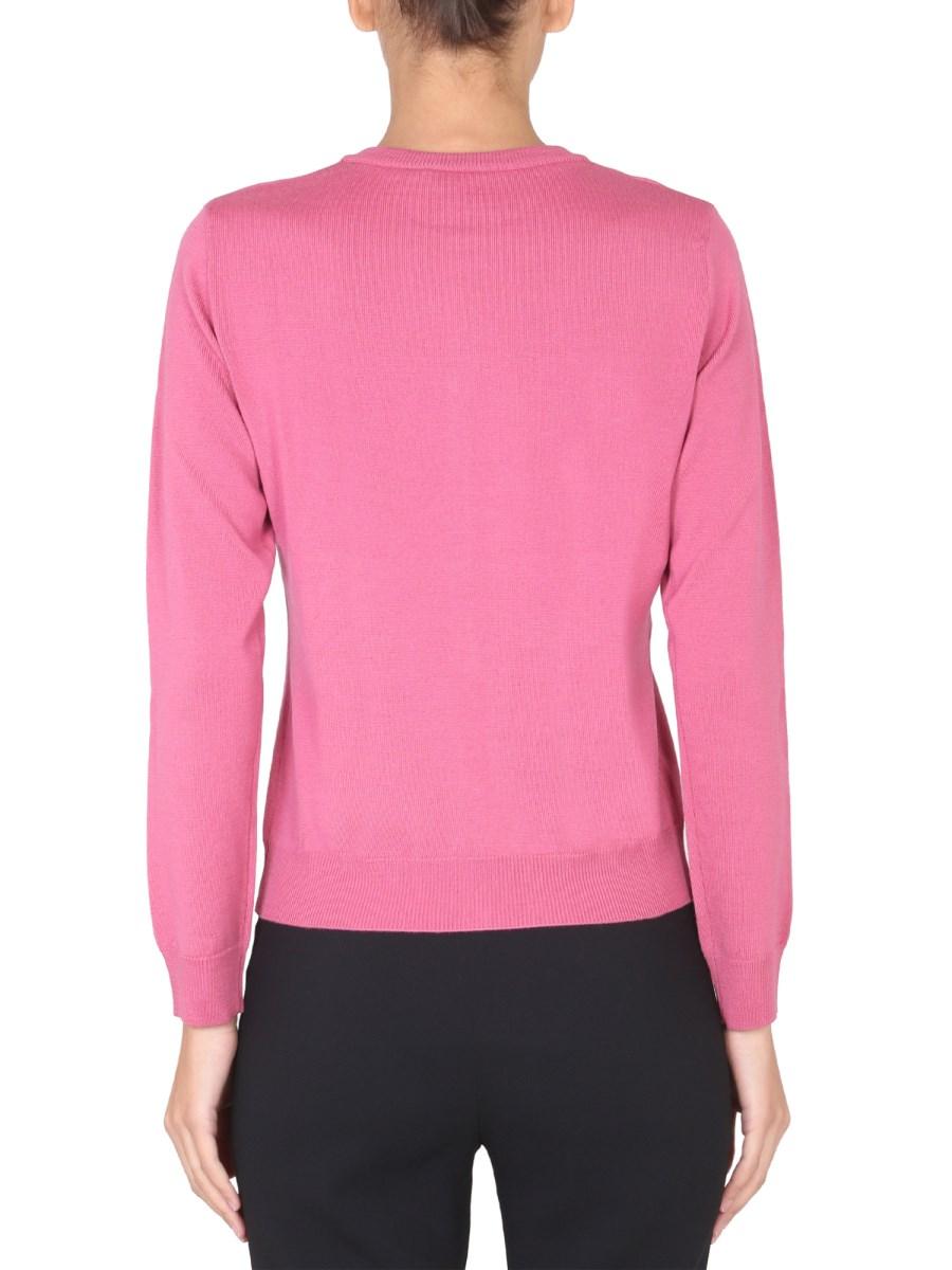 BOUTIQUE MOSCHINO MAGLIA GIROCOLLO IN LANA