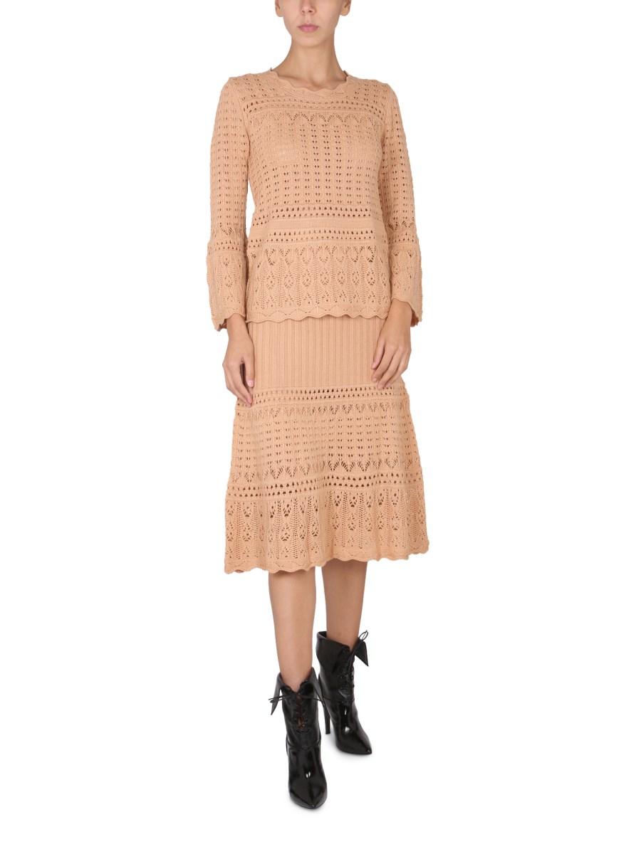 BOUTIQUE MOSCHINO MAGLIA GIROCOLLO IN MISTO LANA