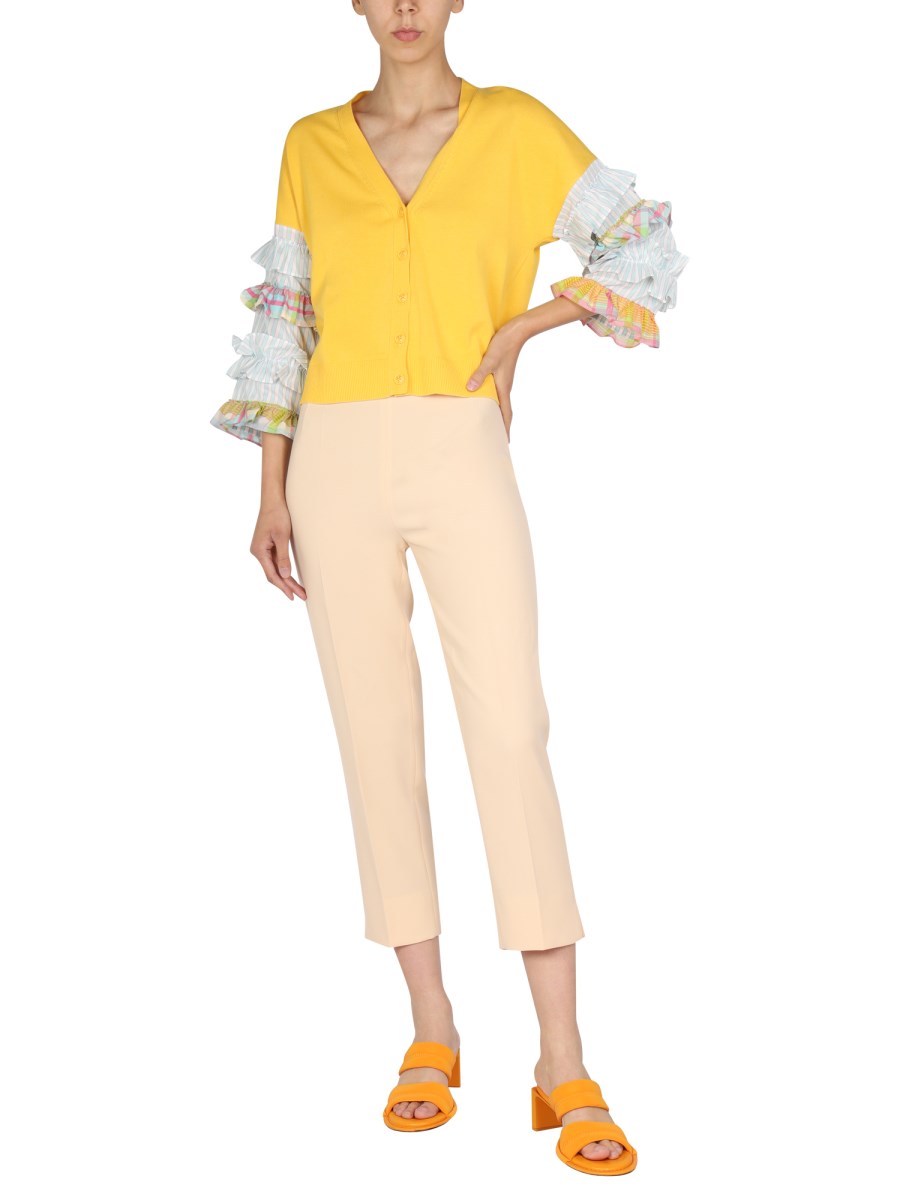 BOUTIQUE MOSCHINO PANTALONE CADY CON ZIP LATERALE