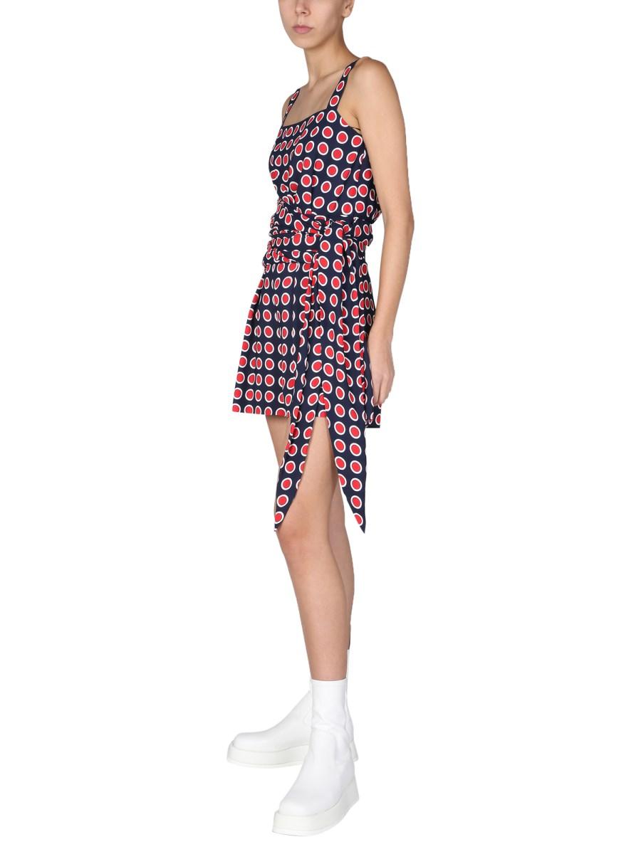 BOUTIQUE MOSCHINO TOP "EYELETS" IN VISCOSA