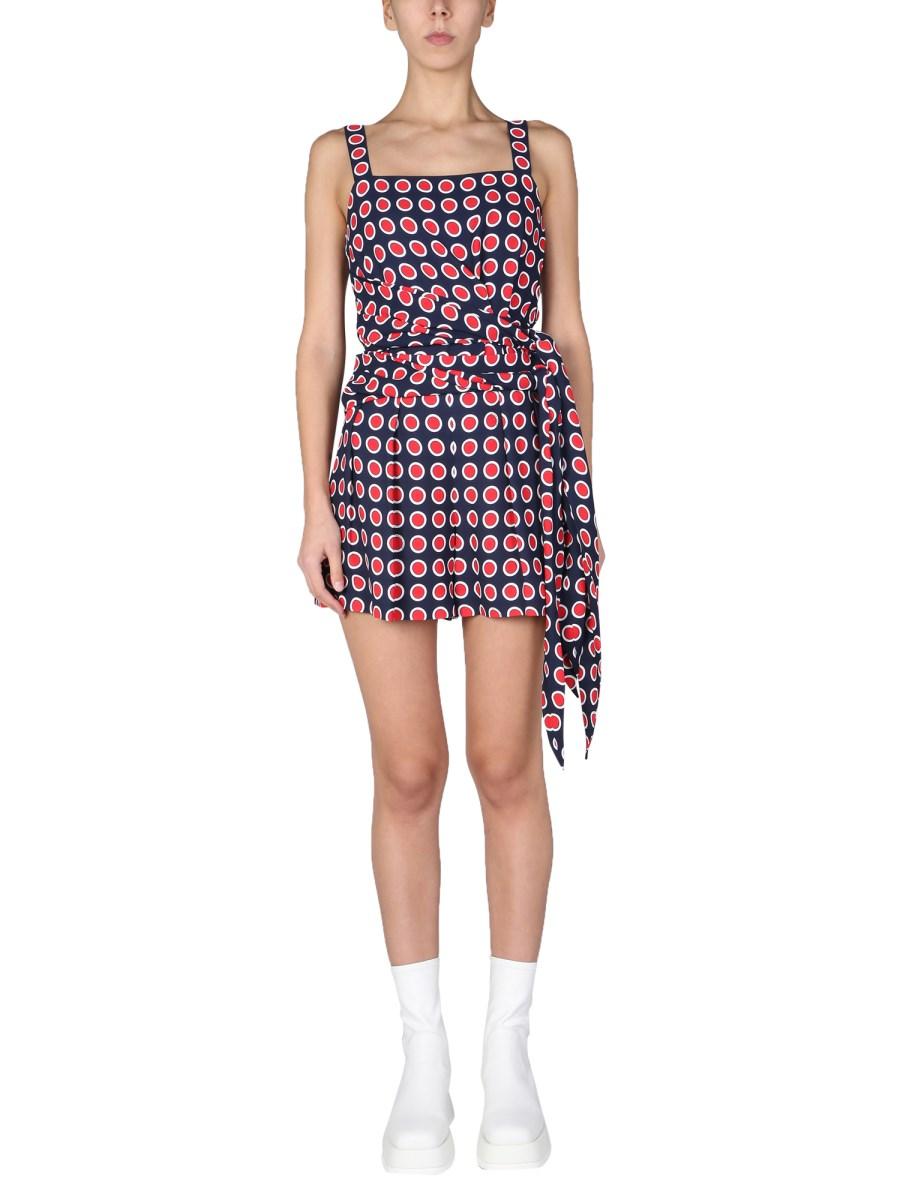 BOUTIQUE MOSCHINO TOP "EYELETS" IN VISCOSA