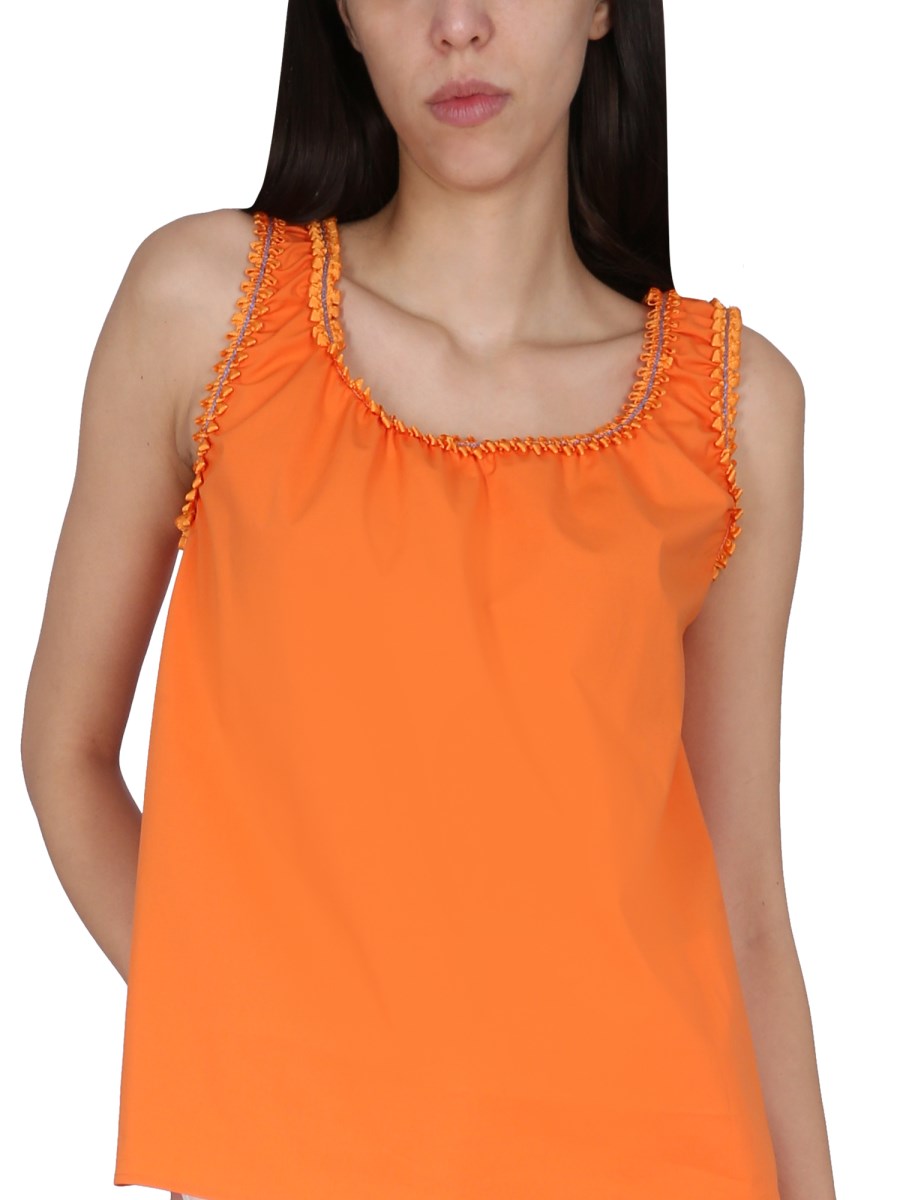 BOUTIQUE MOSCHINO TOP IN COTONE