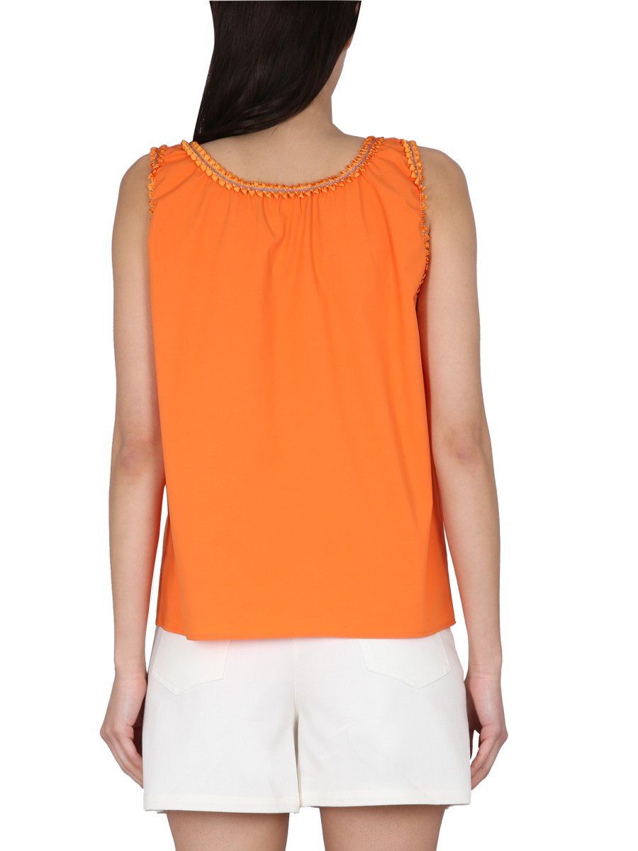 BOUTIQUE MOSCHINO TOP IN COTONE