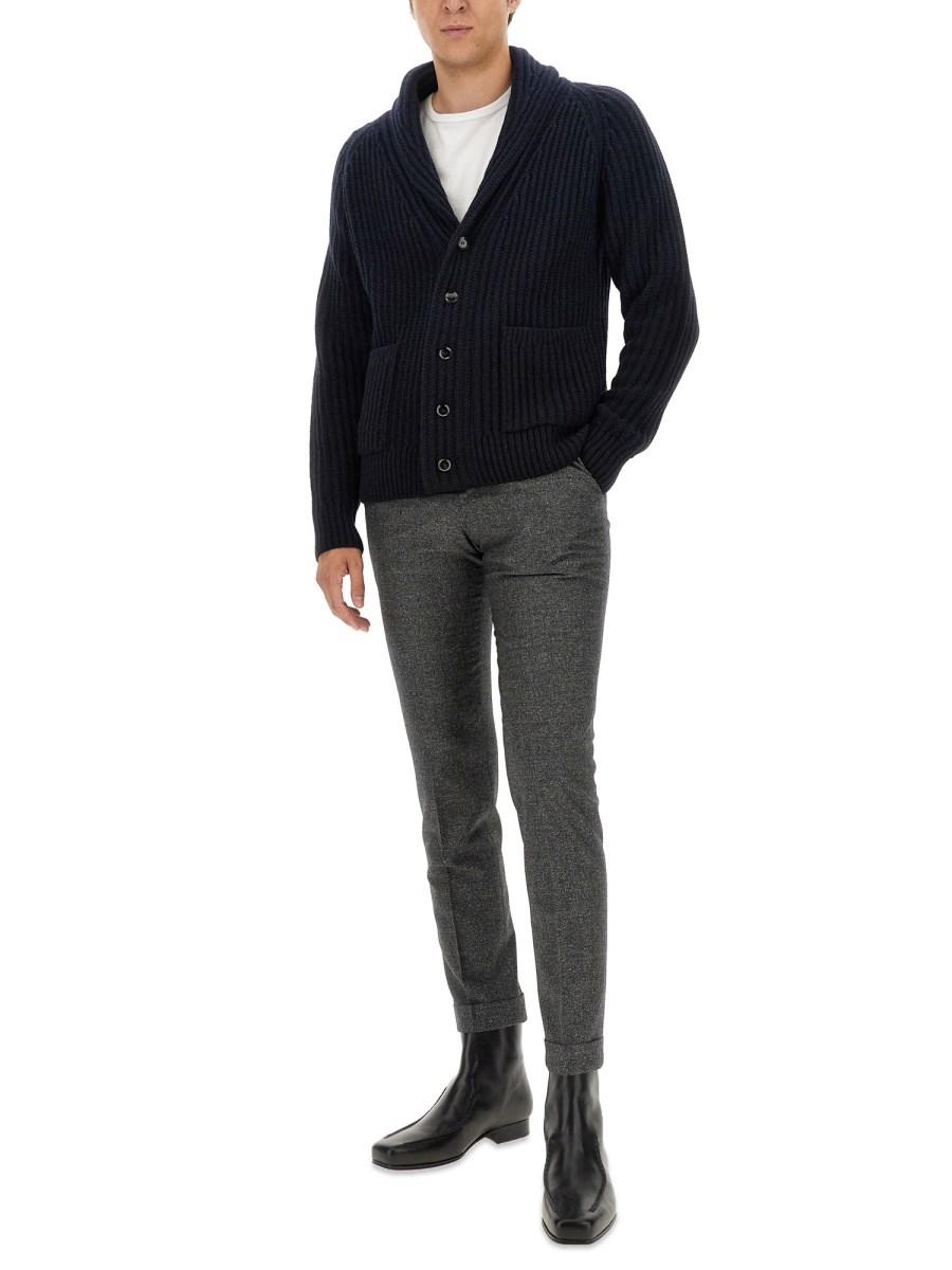 BRIONI CARDIGAN IN CASHMERE E LANA