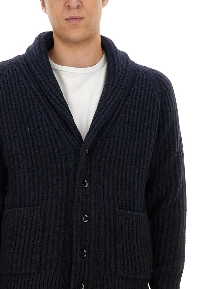 BRIONI CARDIGAN IN CASHMERE E LANA