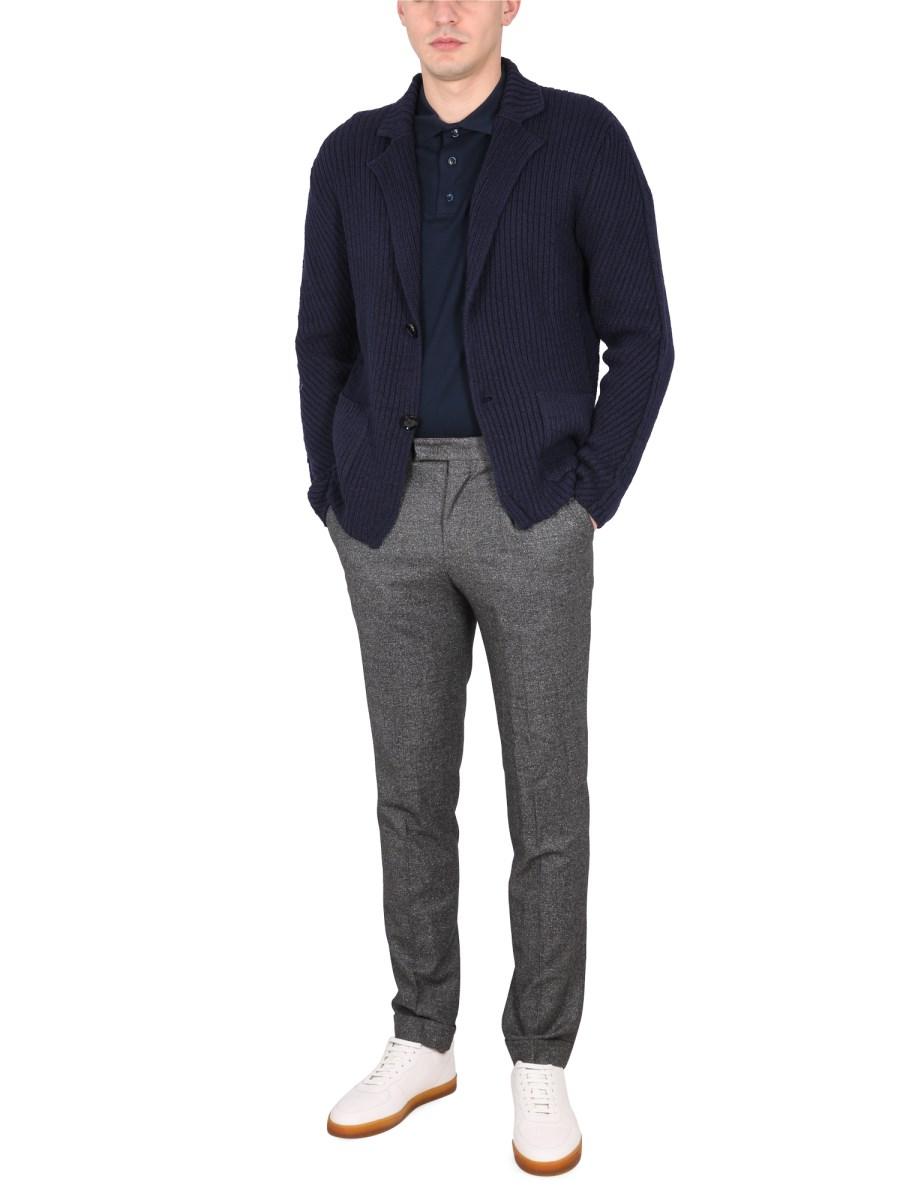 BRIONI CARDIGAN IN MAGLIA DI COTONE