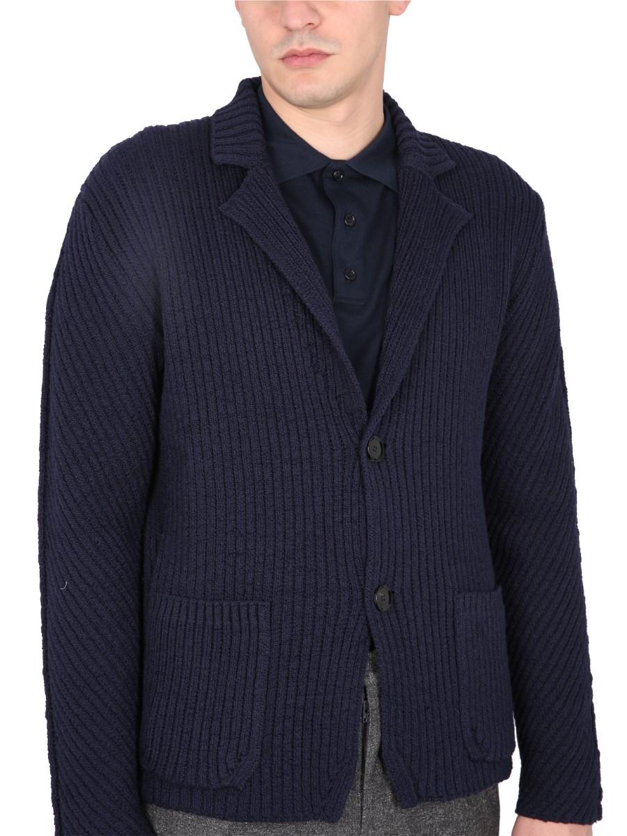 BRIONI CARDIGAN IN MAGLIA DI COTONE