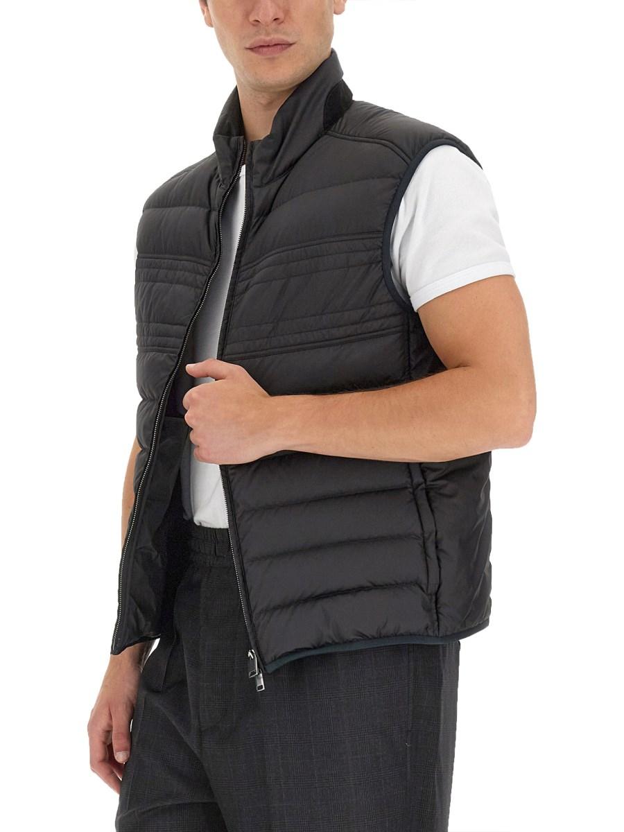 BRIONI GILET IN NYLON IMBOTTITO