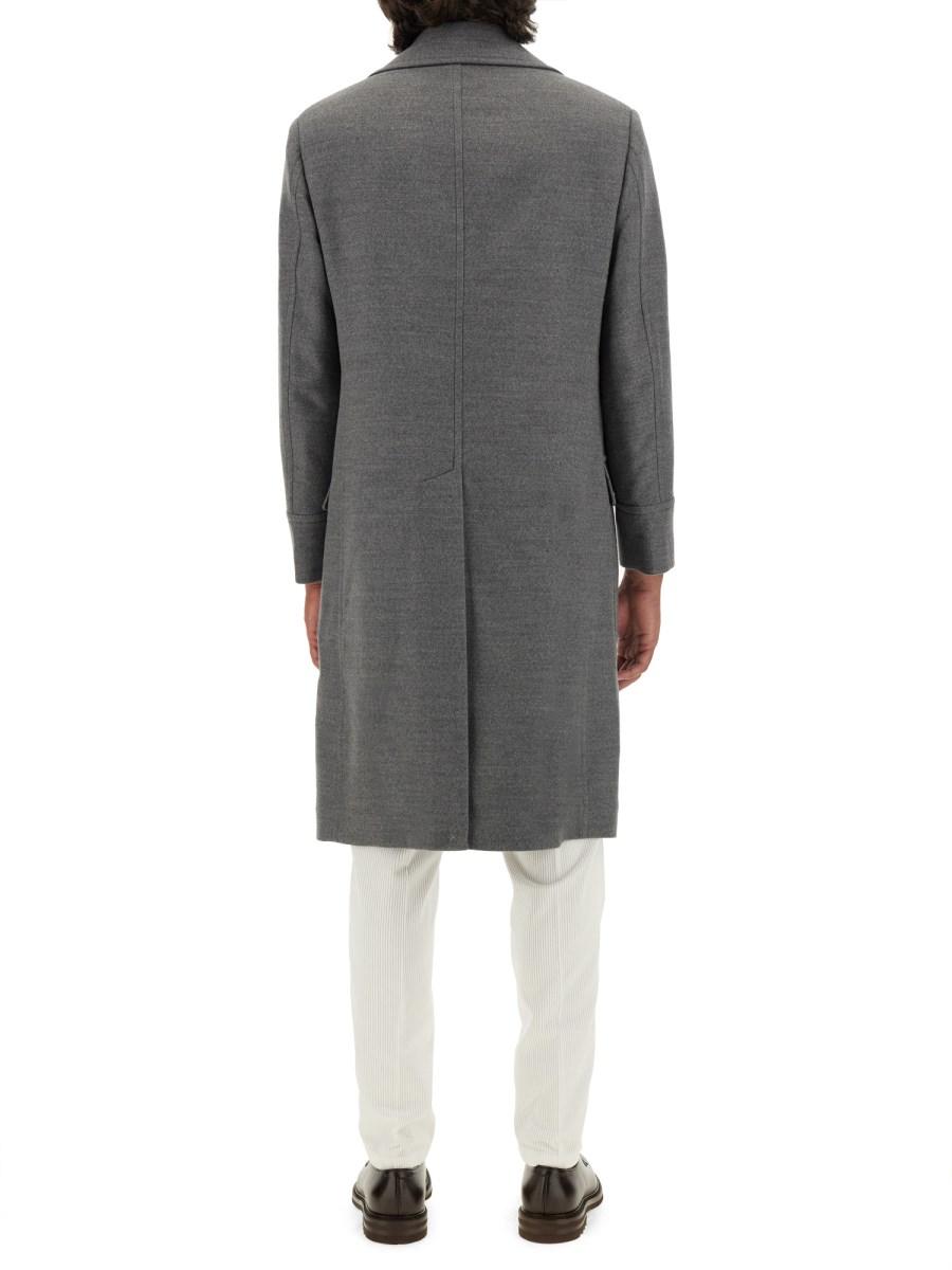 BRUNELLO CUCINELLI CAPPOTTO DOPPIOPETTO IN LANA