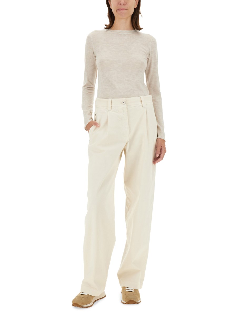 BRUNELLO CUCINELLI PANTALONE BAGGY FIT