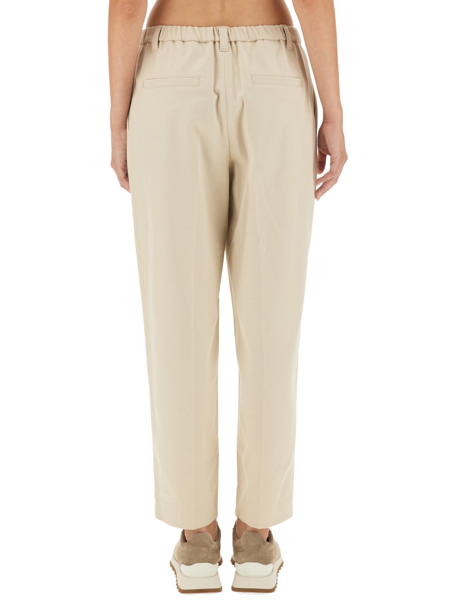BRUNELLO CUCINELLI PANTALONE CROPPED FIT IN COTONE