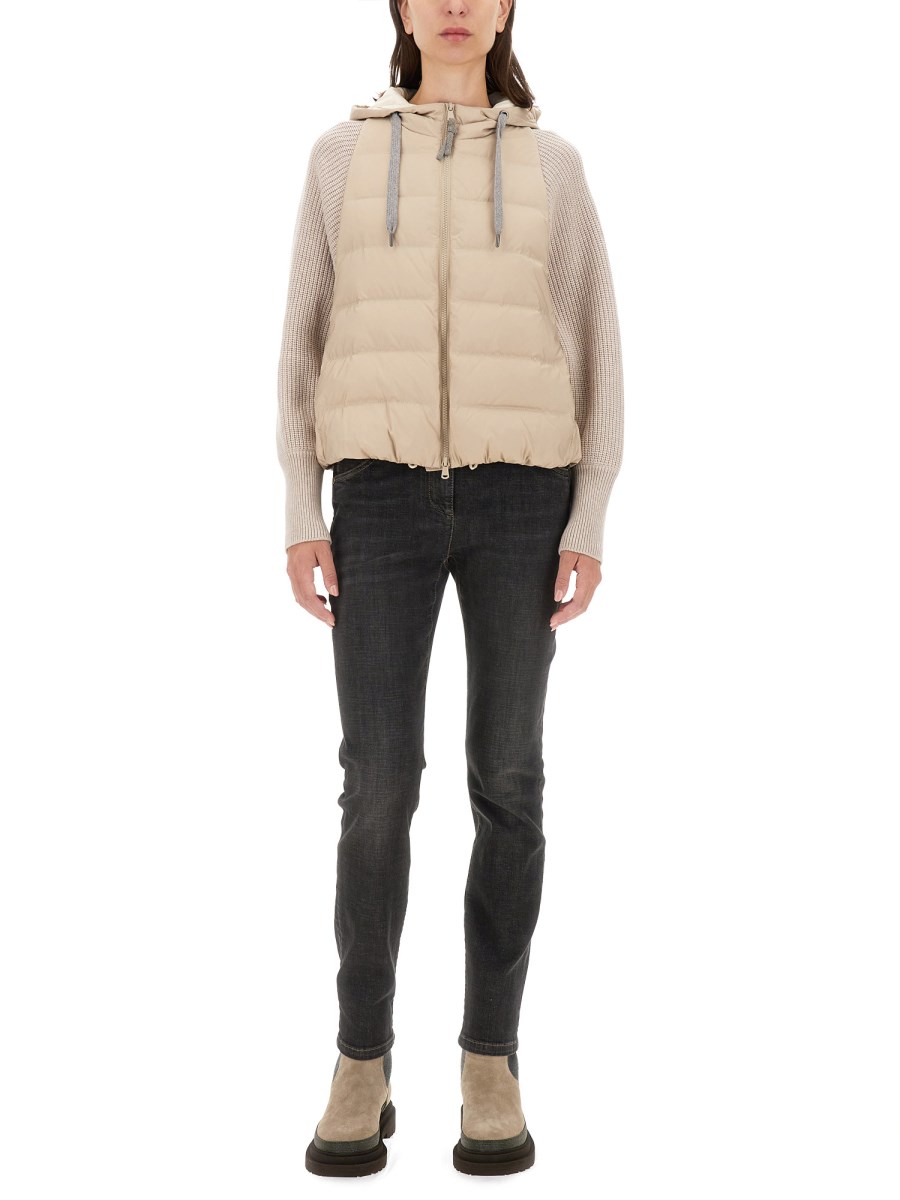 BRUNELLO CUCINELLI PIUMINO IN NYLON