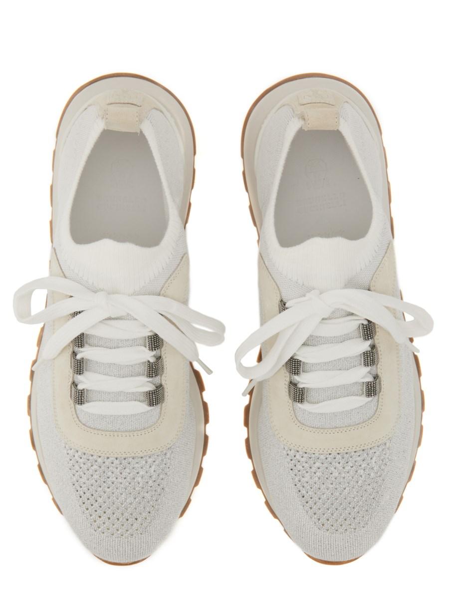 BRUNELLO CUCINELLI SNEAKER IN MAGLIA