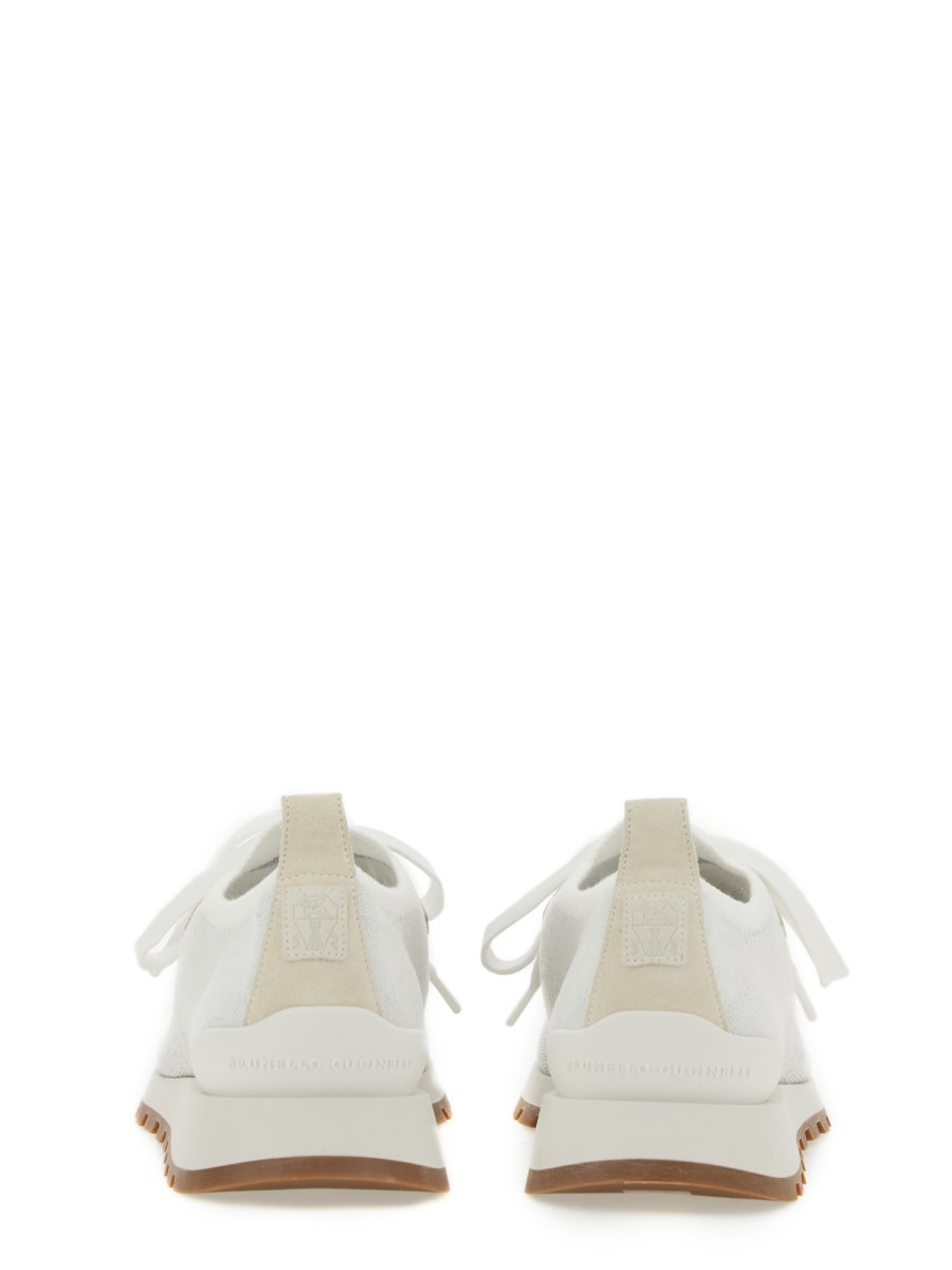 BRUNELLO CUCINELLI SNEAKER IN MAGLIA