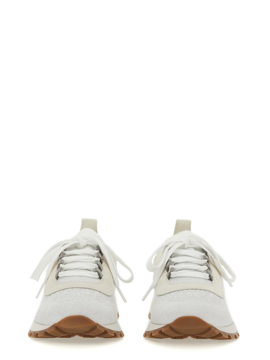 BRUNELLO CUCINELLI SNEAKER IN MAGLIA
