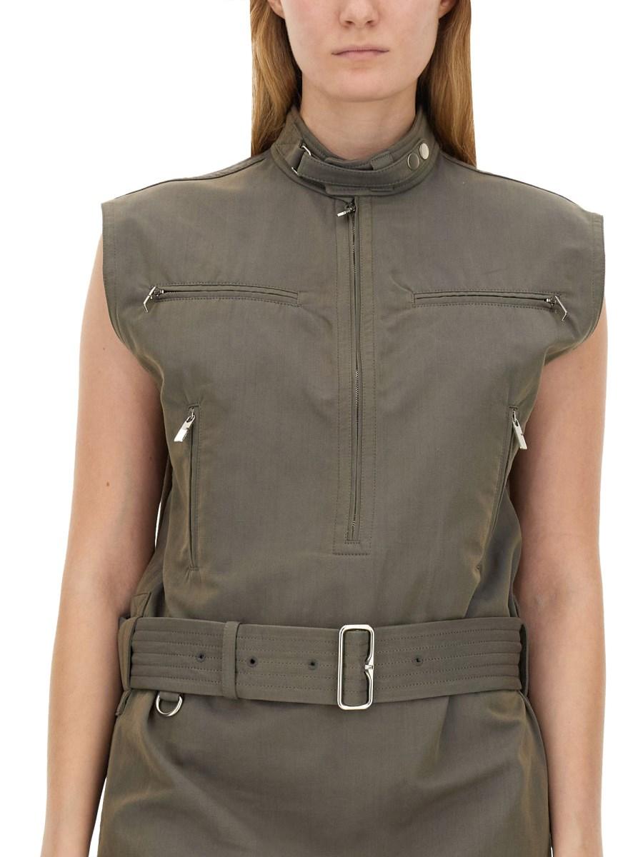 BURBERRY ABITO IN LINO E COTONE