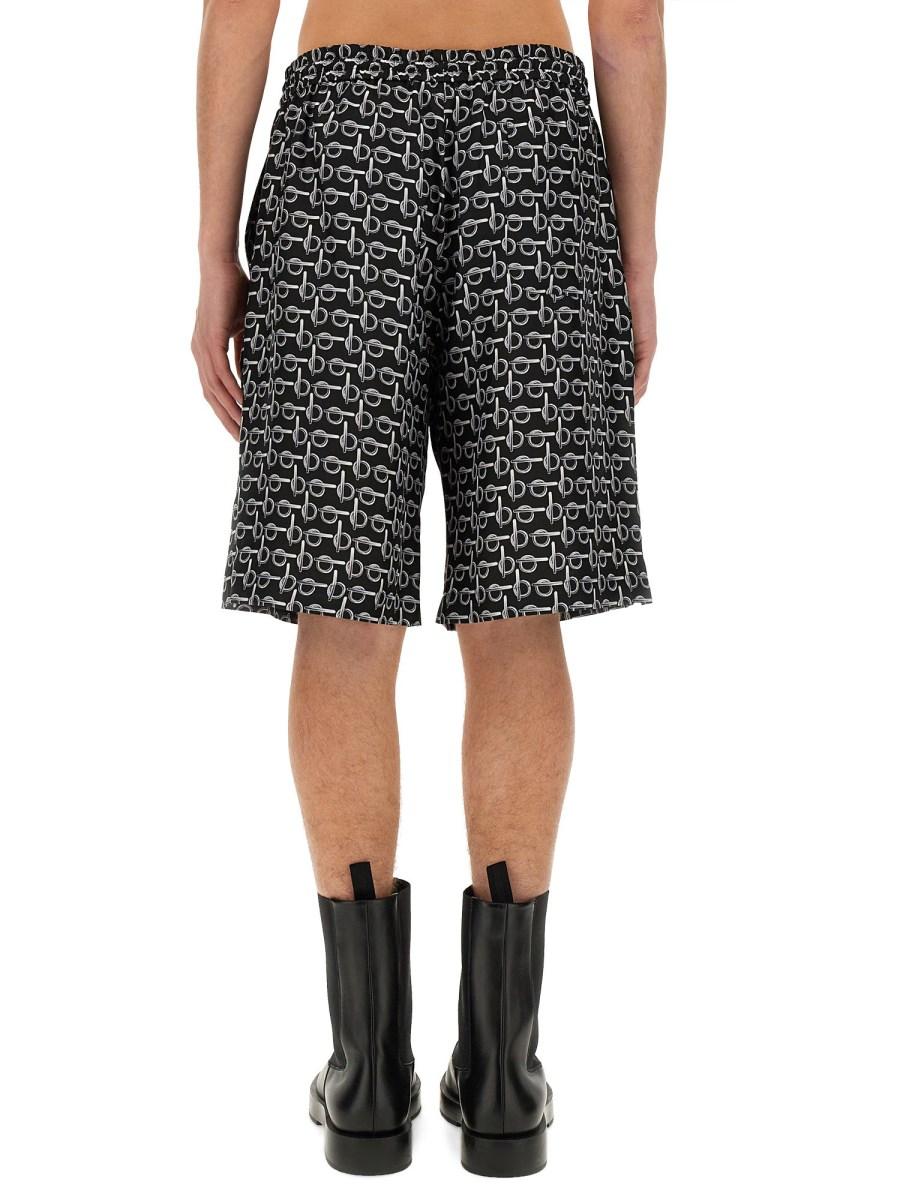 BURBERRY BERMUDA CON STAMPA ALL OVER