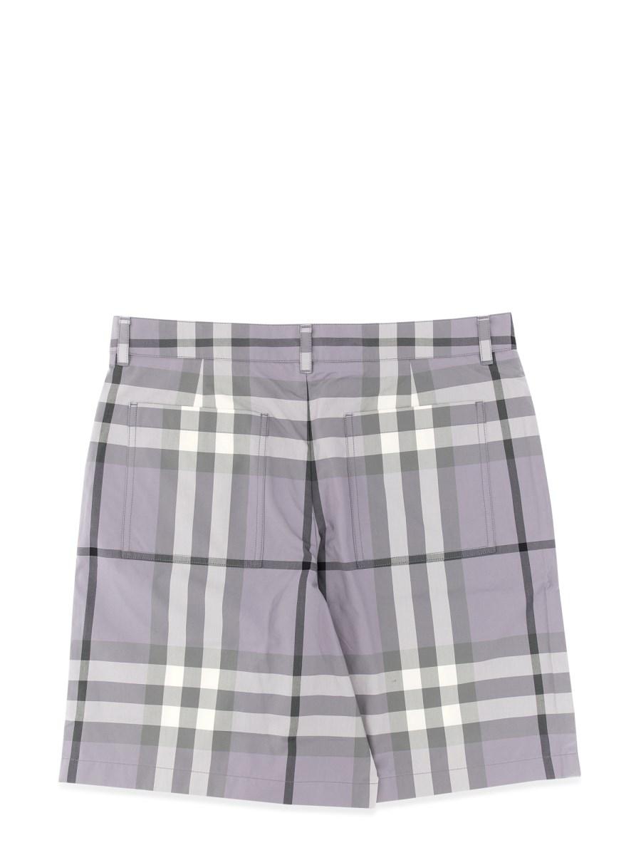 BURBERRY BERMUDA IN COTONE CON MOTIVO TARTAN