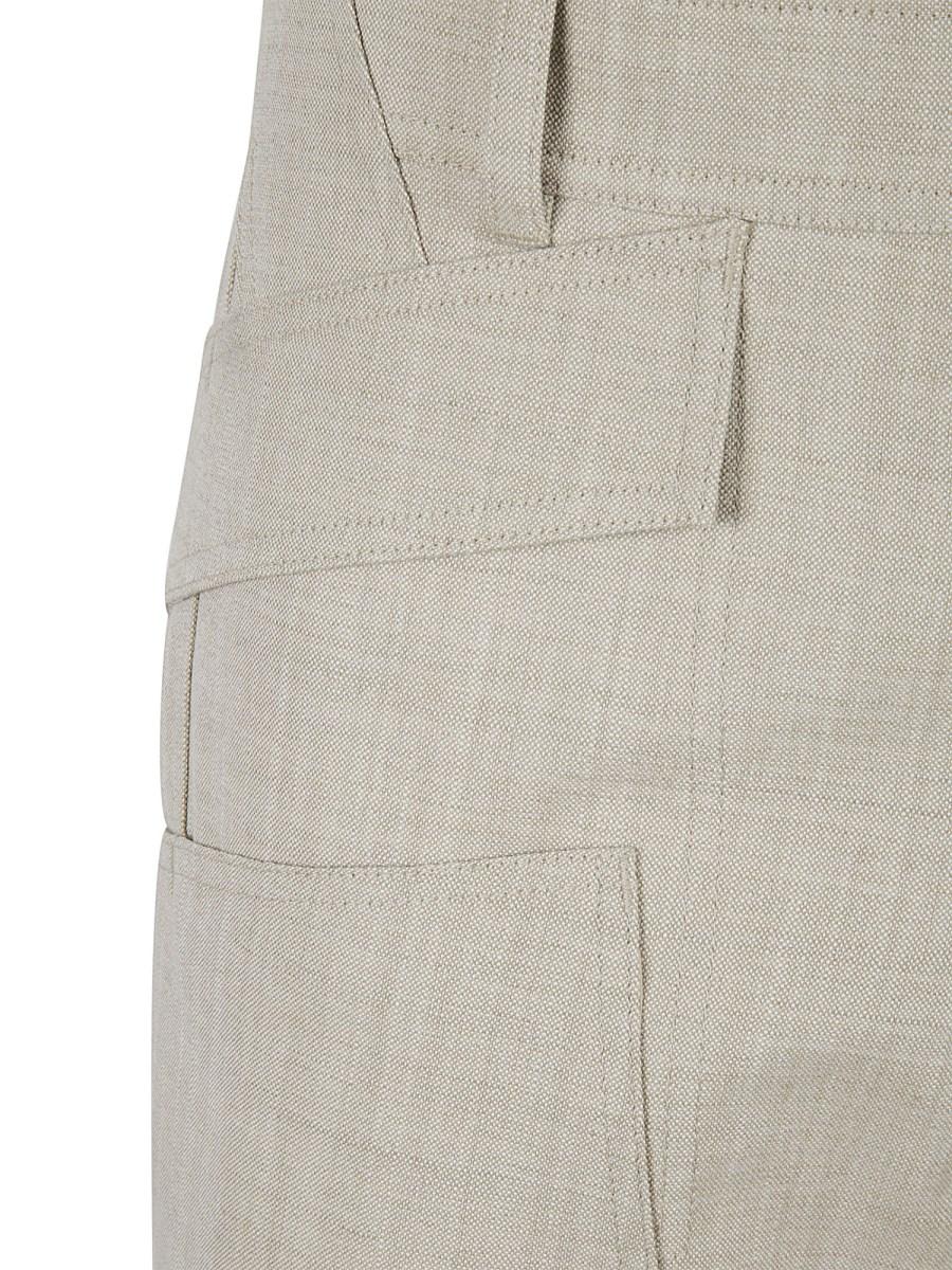 BURBERRY BERMUDA IN LANA GRAIN DE POUDRE