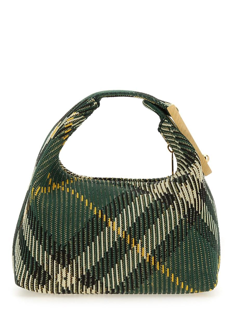 BURBERRY BORSA PEG MINI IN CHECK