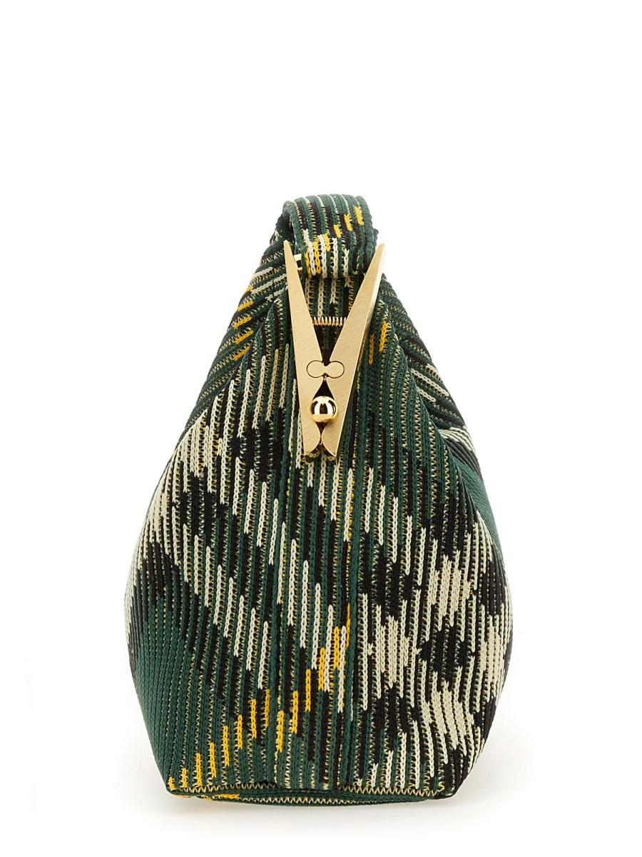 BURBERRY BORSA PEG MINI IN CHECK